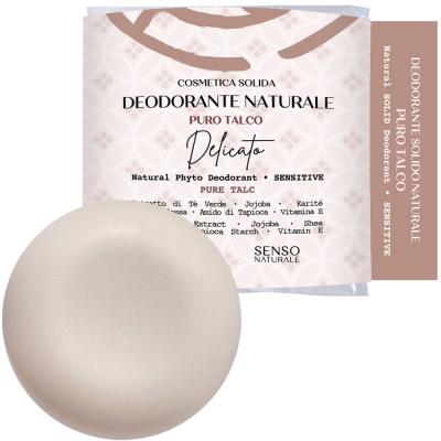 Senso Naturale NATURAL SOLID DEODORANT - DELICATE  - 100% Natural Ingredients