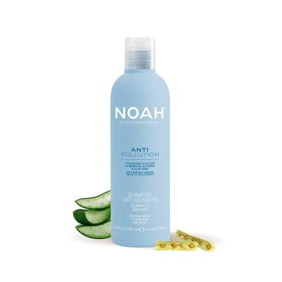 NOAH Anti Pollution Detox Shampoo Eliminates Impurities with Moringa Oleifera and Aloe Vera Extract Shampoo, 250ml