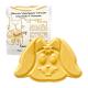 Senso Naturale Shower Shampoo Solid Baby Biscuits - BUNNY - With Coconut Oil, Almond Oil, Organic Rice Starch And Vitamin E - Moisturizes The Skin And Detangles Hair - Equals 650ml