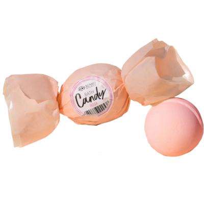 Senso Naturale Fizzing Bubble Bath Bomb with Rose Fragrance, Dermatologically Tested, Vegan & Natural Bath Bomb for Kids & Adults, 110g