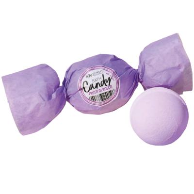 Senso Naturale Fizzing Bubble Bath Bomb with Berry Fragrance, Dermatologically Tested, Vegan & Natural Bath Bomb for Kids & Adults, 110g