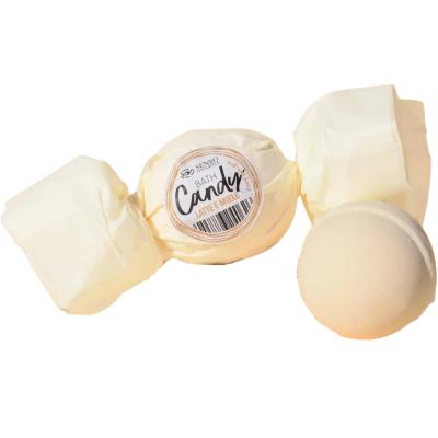 Senso Naturale Fizzing Bubble Bath Bomb with Milk and Honey Fragrance, Dermatologically Tested, Vegan & Natural Bath Bomb for Kids & Adults, 110g