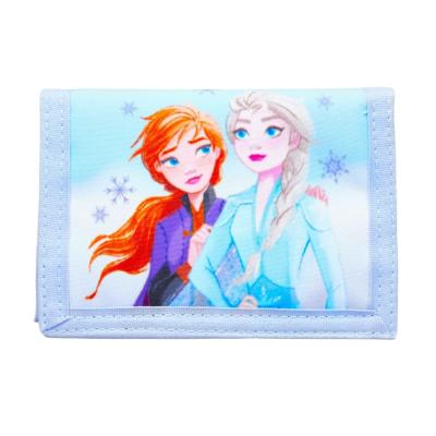 William Lamb Girl's Frozen Believe in The Journey Tri-Fold Wallet, Blue, One Size