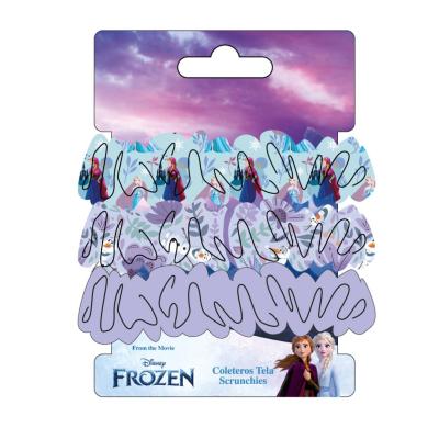 Disney Frozen Hair Scrunchies – 3-Pieces hair elastic tie for Kids, Girls & Women | No Breakage, Frizz Prevention & Cozy Hold for Ponytail | Perfect Hair Accessories for All Hair